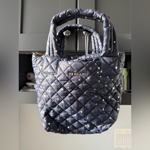 EEUC MZ Wallace Dawn with Silver Stars Mini Metro Tote Deluxe - Picture 11 of 11